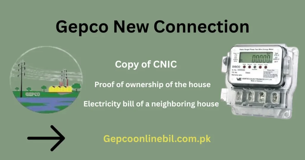 Gepco New Connection Procedure